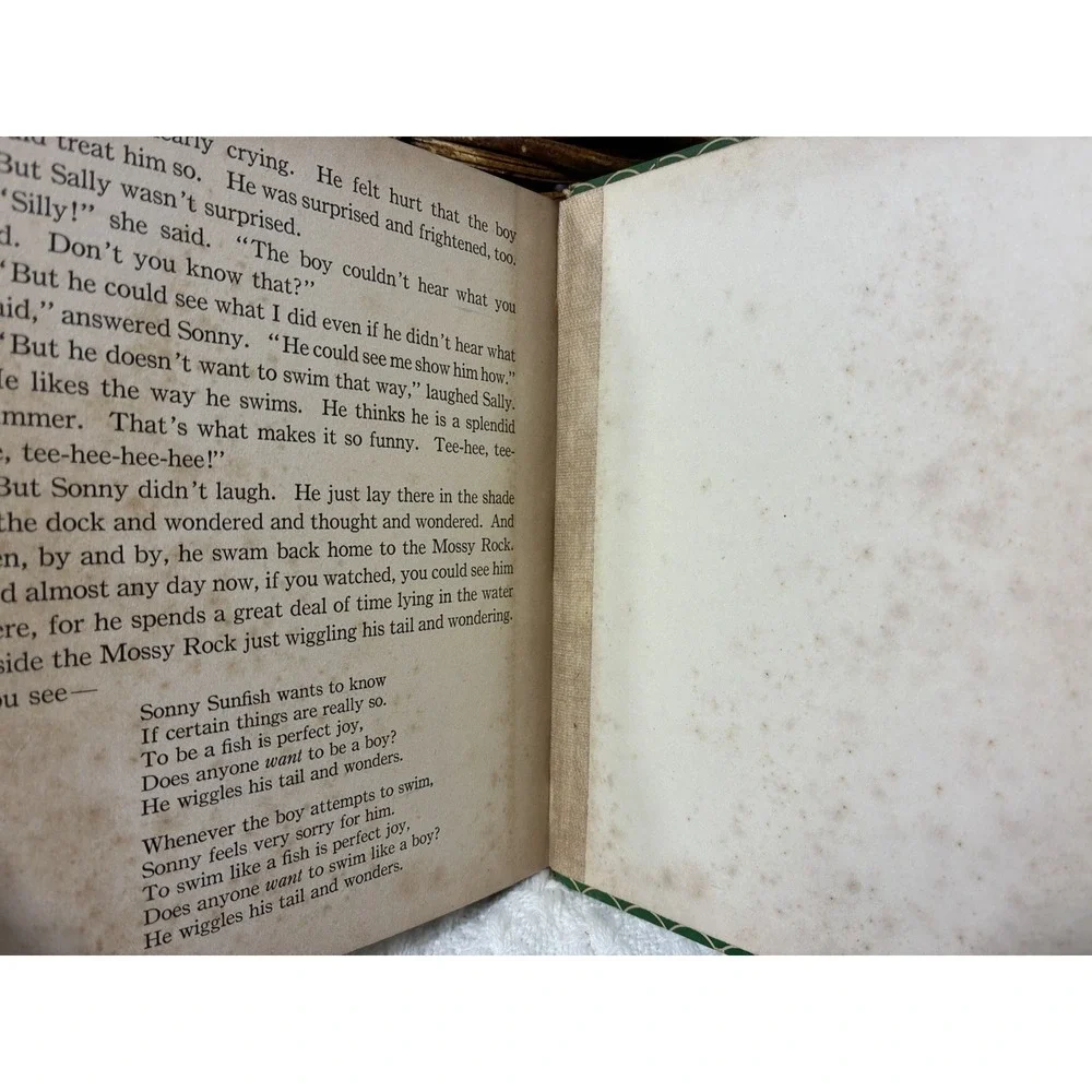 Little Sonny Sunfish Elizabeth Gale Vintage 1937 Children's Book Rand McNally